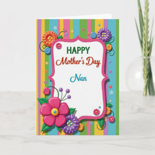 Festive Mothers Day Blooms Card