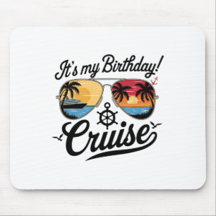 Festive My Birthday Cruise Ship Party 2025 Men2 Mouse Pad