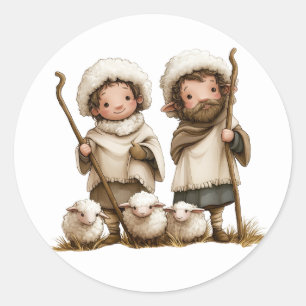 Festive Nativity Stickers