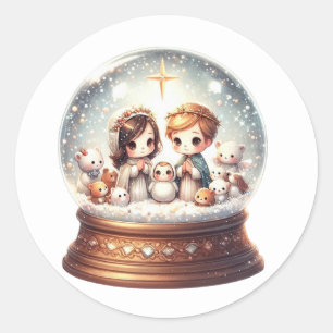Festive Nativity Stickers