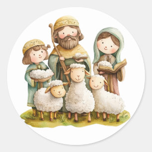 Festive Nativity Stickers