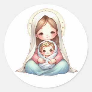 Festive Nativity Stickers