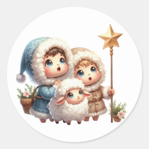 Festive Nativity Stickers