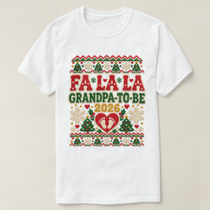 Festive New Grandpa To Be 2026 T-Shirt