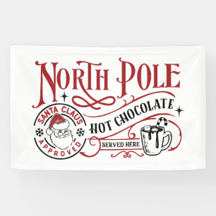 Festive North Pole Hot Chocolate  Banner