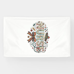 Festive Nurse Vintage Engraving Shirt Design_1 Banner