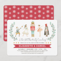 Festive Nutcracker Baby Shower Christmas Holiday