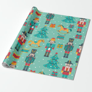 nutcracker wrapping paper