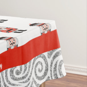 Festive Nutcracker Christmas Tablecloth