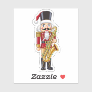 Festive Nutcracker Saxophone Player for Christmas