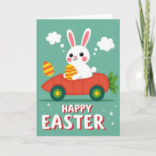 Festive Oval Pattern Easter Card