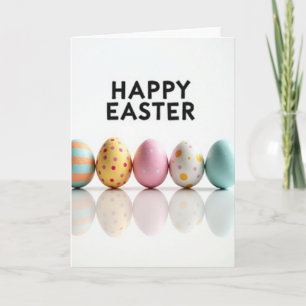 Festive Painted Eggs Greeting Card