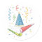 Festive Party Hat with Noisemakers