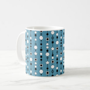 Festive pattern with string beads and jewellery st coffee mug