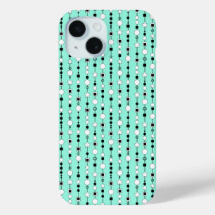 Festive pattern with string beads and jewelry star iPhone 15 case