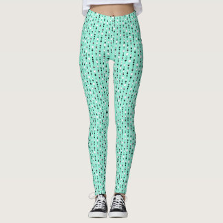 Festive pattern with string beads and jewelry star leggings