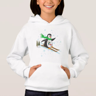 Festive Penguin on Skis – Merry Christmas Fun