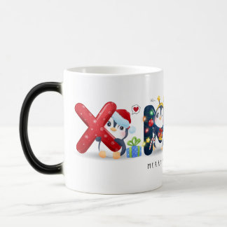 Festive Penguins Christmas Mug