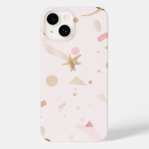 Festive Pink & Gold Pattern Case-Mate iPhone 14 Case