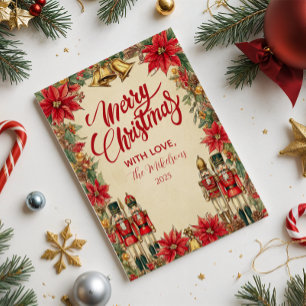 Festive Poinsettia Bells Holiday