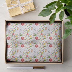 Festive Polar Bears Christmas Holiday Tissue Paper
