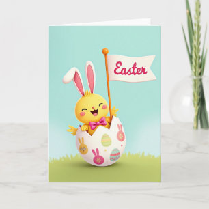 Festive Polka Dot Easter Egg Card