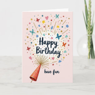 Festive Popper Confetti Card