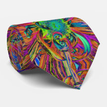 Festive Psychedelic Colourful Dahlia Flower Petals