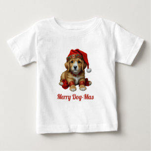 Festive pups in Christmas Costumes - Holiday Vibes Baby T-Shirt