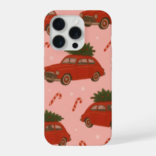 Festive Red Car Christmas Phone Case –Holiday xmas