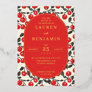Festive Red Cherry Motiv