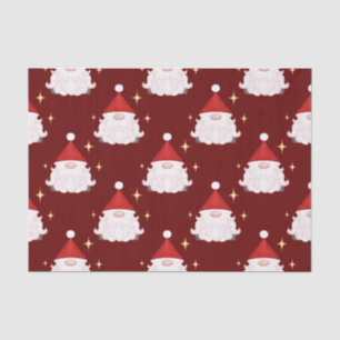 Festive Red Gonk Christmas Gnomes Nordic Tissue Paper