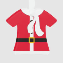 Festive Red Santa Suit Personalised Christmas