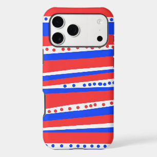 Festive Red White Blue Phone Case