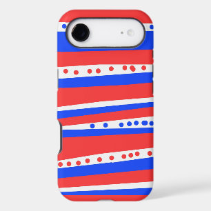 Festive Red White Blue Phone Case