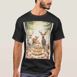 Festive Reindeer Banquet T-Shirt