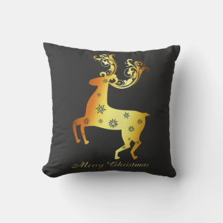 Festive Reindeer Christmas - Perfect for Holiday C Cushion