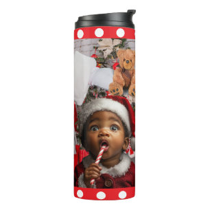 Festive Reindeer Christmas Thermal Tumbler