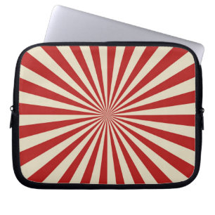 Festive Retro Popcorn Classic Spinning Wheel Laptop Sleeve