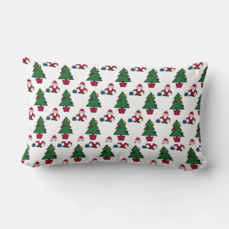 Festive Santa Christmas Throw Pillow | Cosy