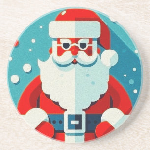 Festive Santa Claus Coaster