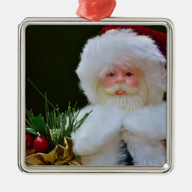 Festive Santa Claus Ornament (Front)