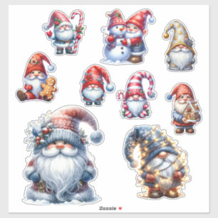Festive Santa Elf Gnomes Snowman Christmas Charact