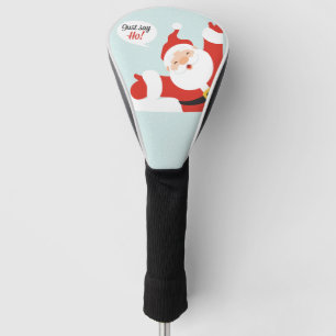 Festive Santa Golf Gift for Dad & Grandpa Golf Head Cover