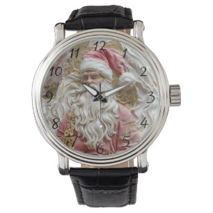 Festive Santa's artistic portrayal Watch