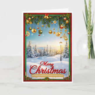 Festive Scenery Christmas Card