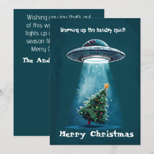 Festive Sci-Fi Christmas Card