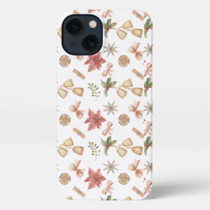 Festive Seamless Décor pattern traditional illustr iPhone 13 Case