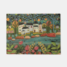 Festive Seascape Doormat