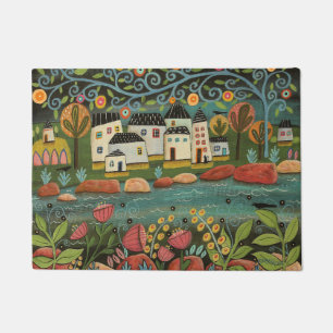 Festive Seascape Doormat